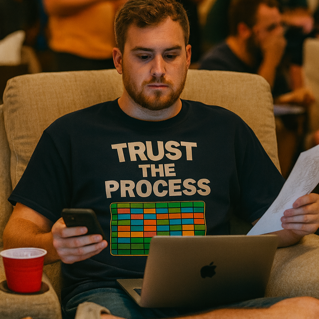 Trust The Process Fantasy Football Tee