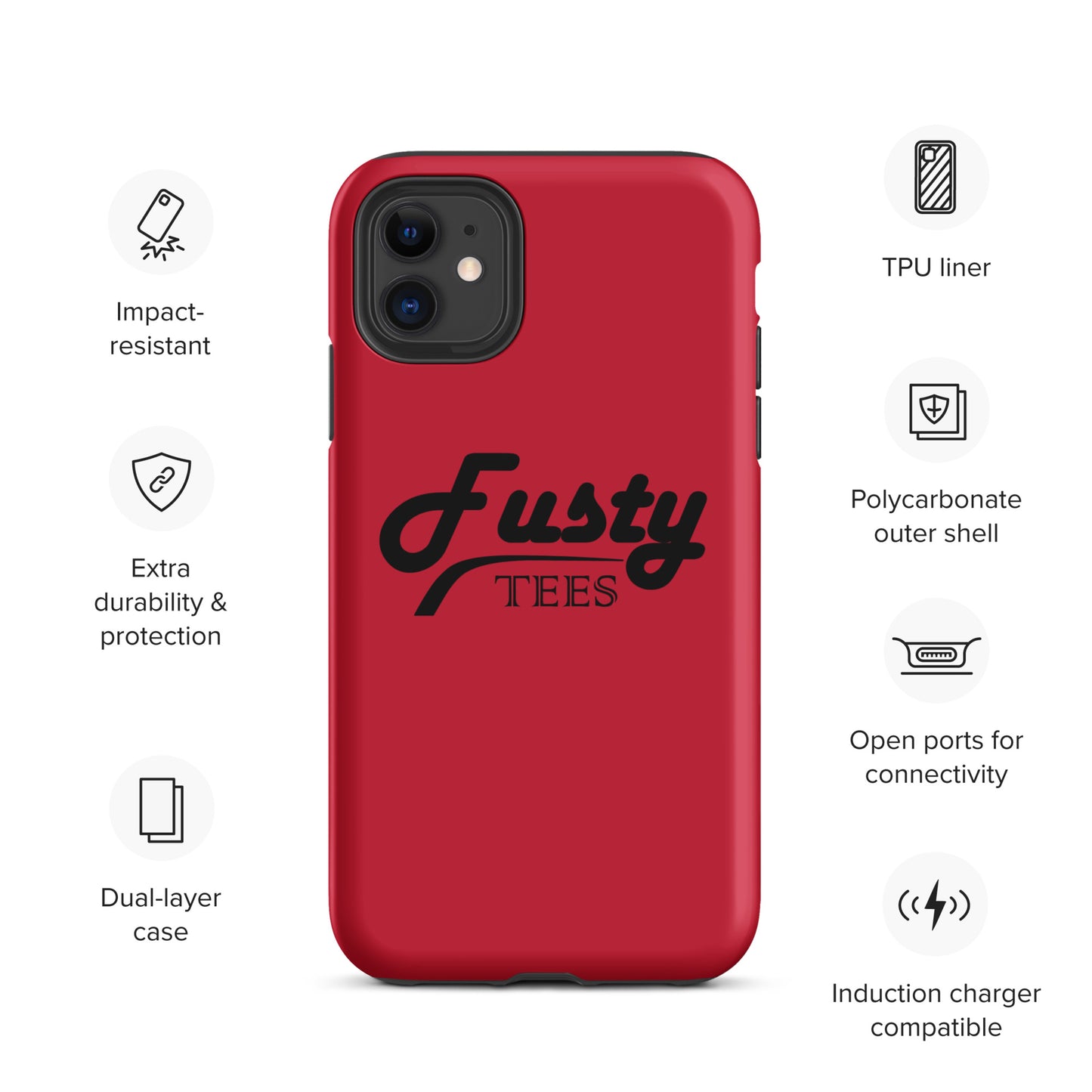 Fusty Tees Tough Case for iPhone®