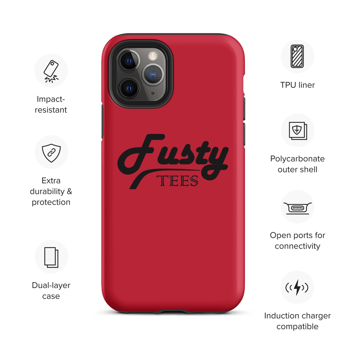 Fusty Tees Tough Case for iPhone®