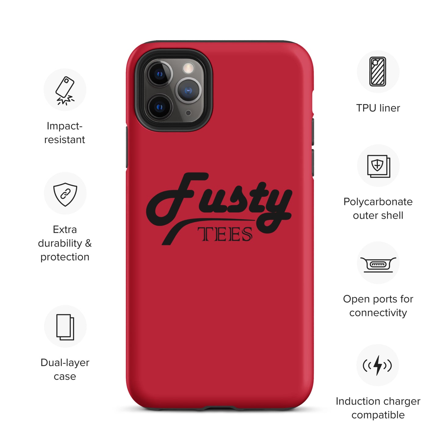 Fusty Tees Tough Case for iPhone®