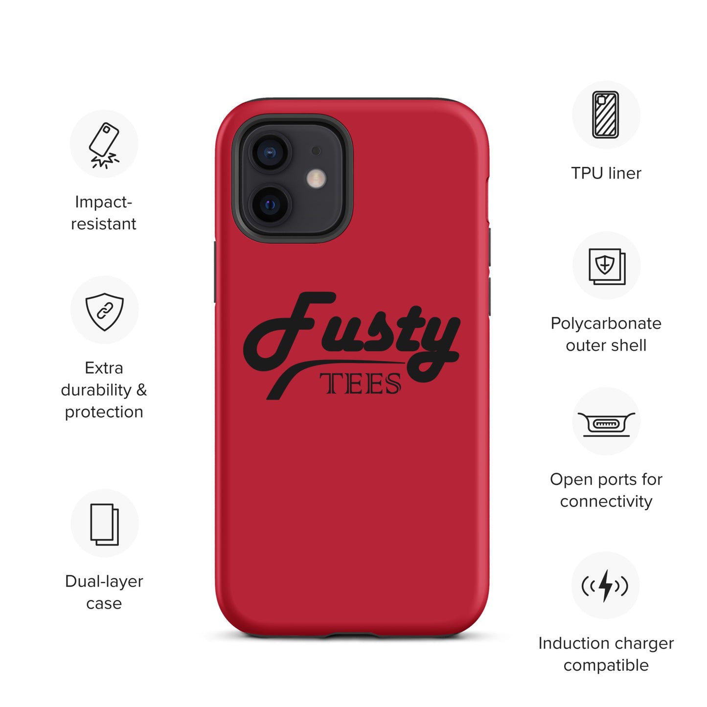 Fusty Tees Tough Case for iPhone®