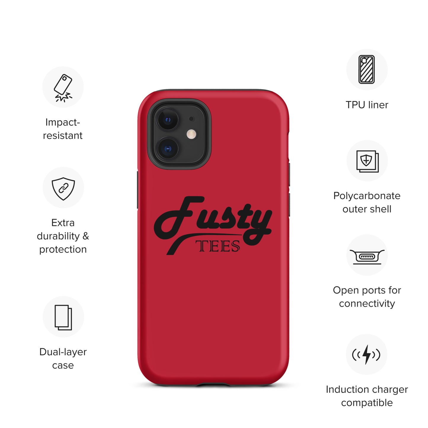 Fusty Tees Tough Case for iPhone®