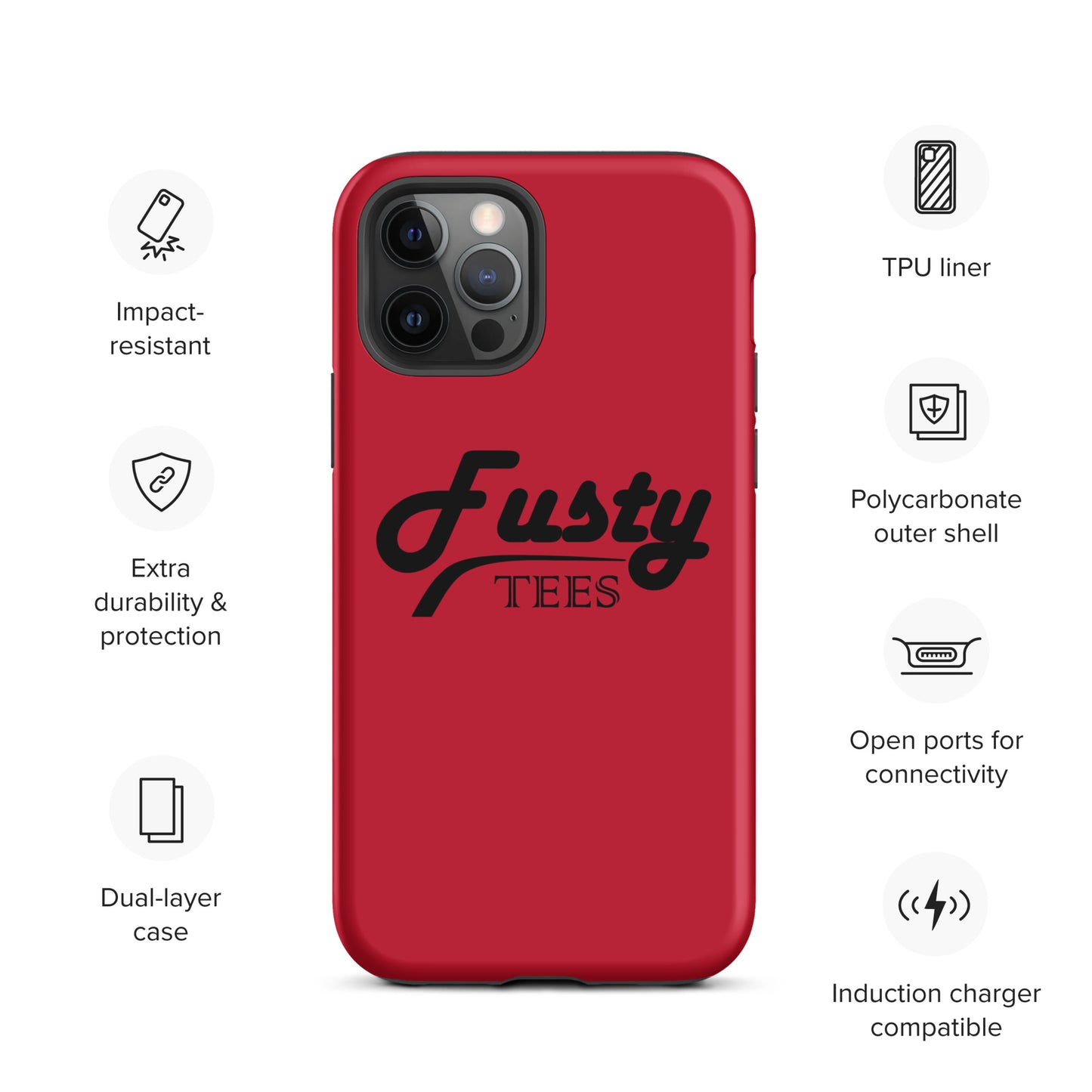 Fusty Tees Tough Case for iPhone®