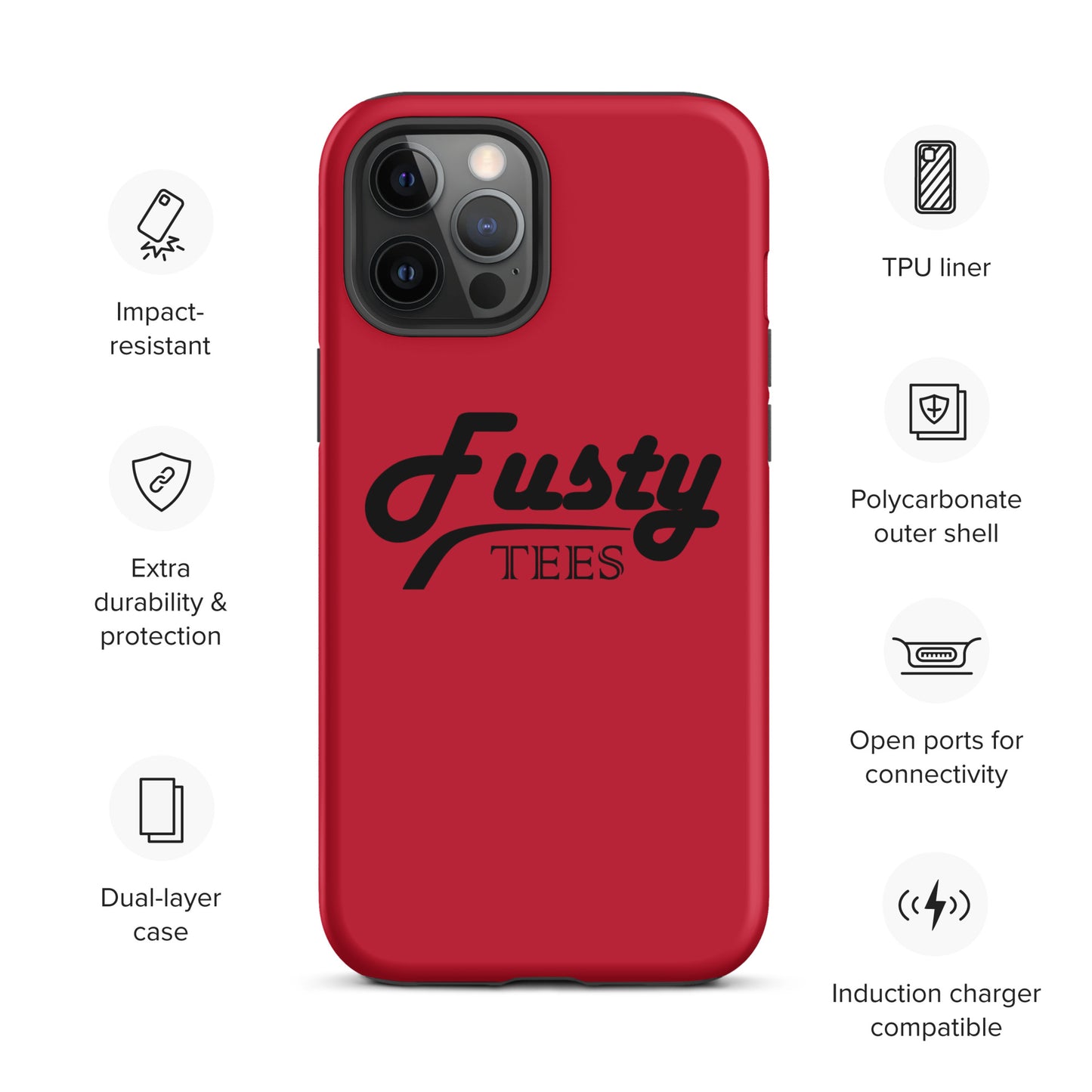 Fusty Tees Tough Case for iPhone®