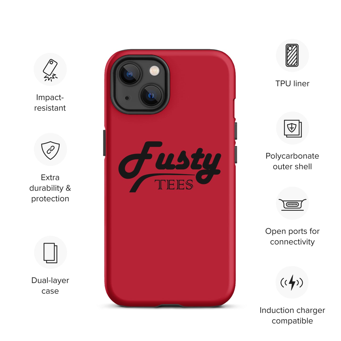 Fusty Tees Tough Case for iPhone®