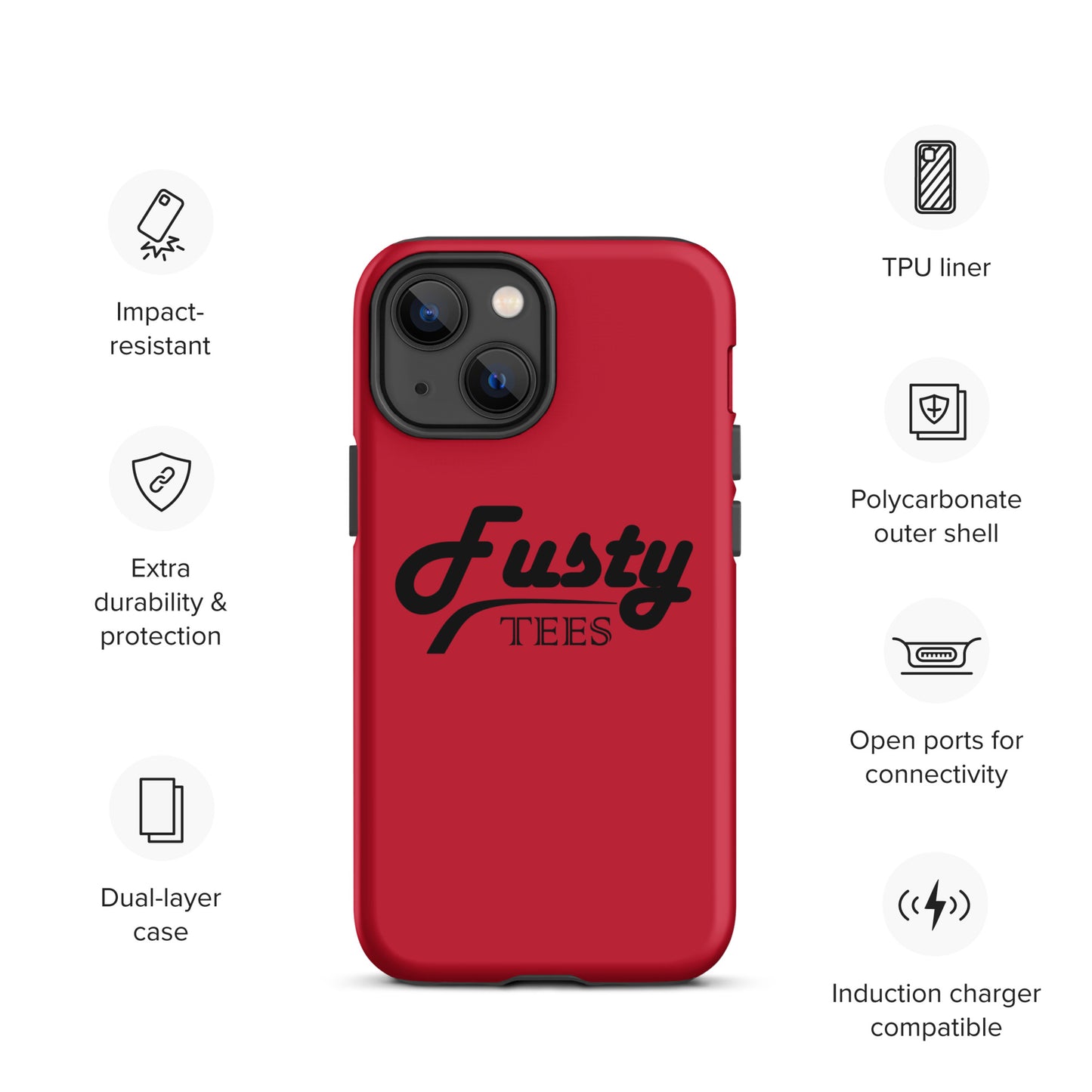 Fusty Tees Tough Case for iPhone®