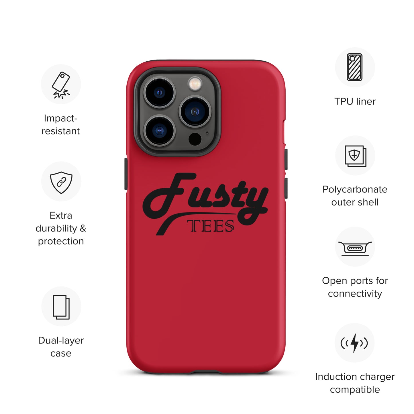 Fusty Tees Tough Case for iPhone®