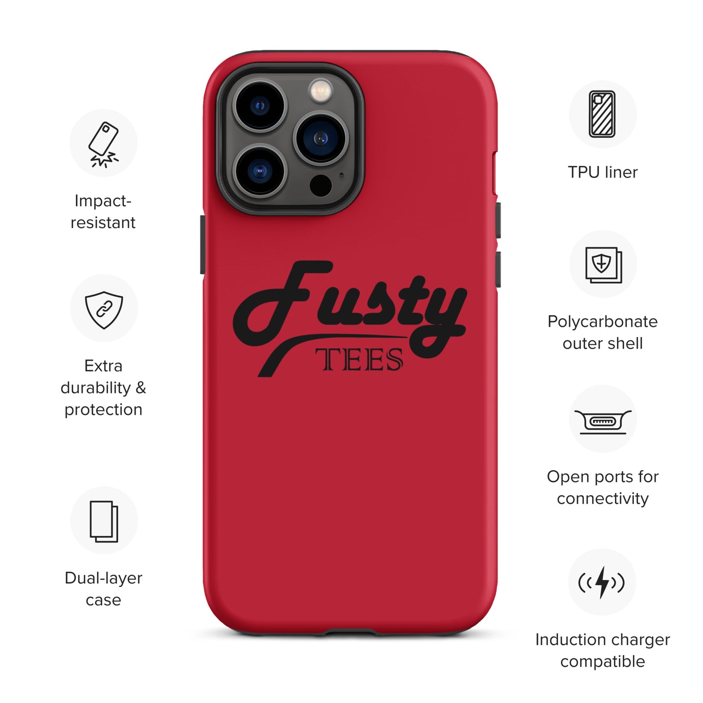 Fusty Tees Tough Case for iPhone®