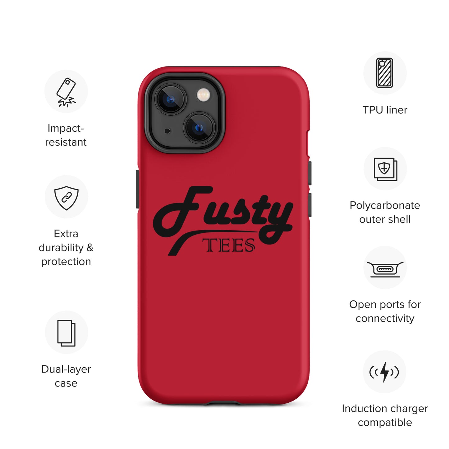 Fusty Tees Tough Case for iPhone®