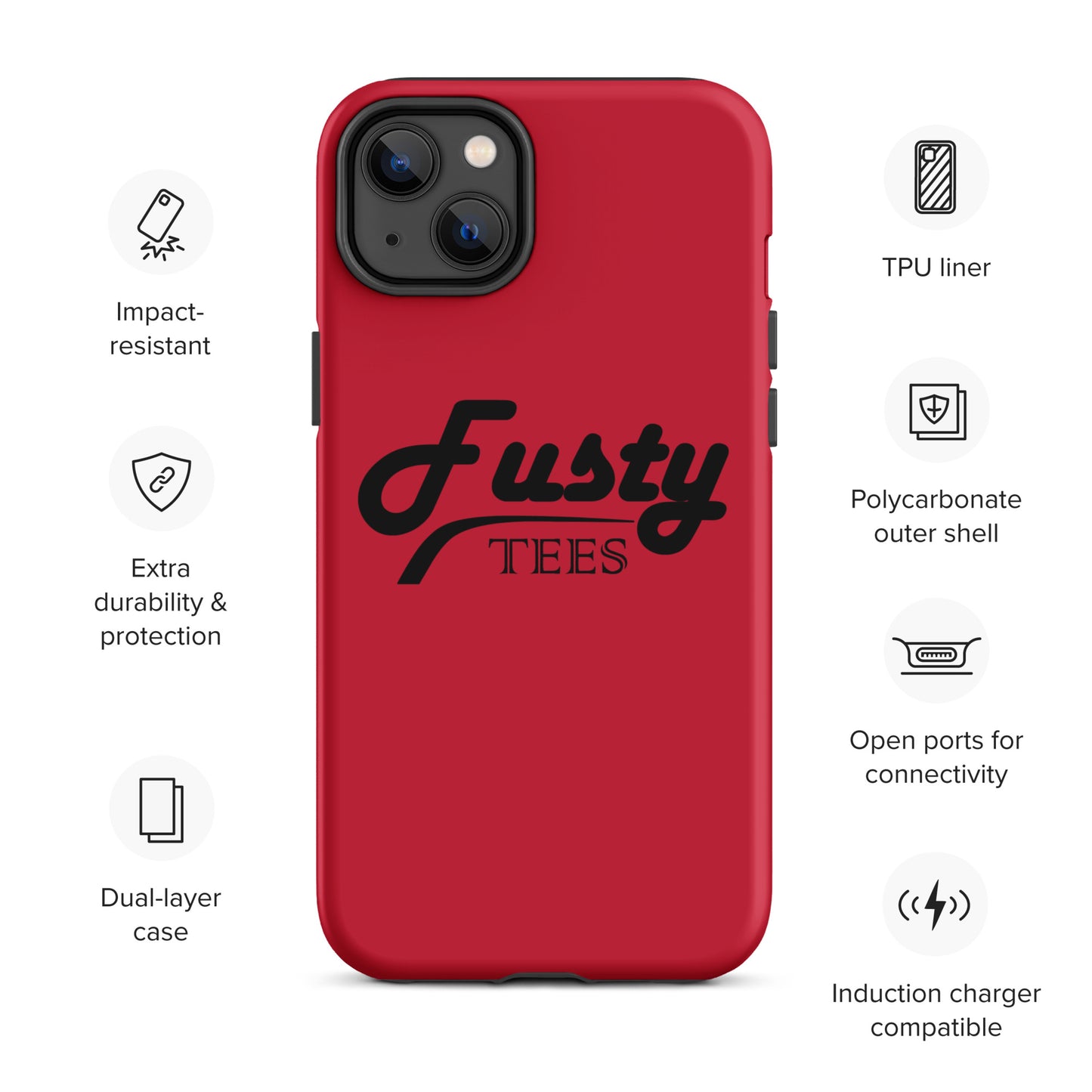 Fusty Tees Tough Case for iPhone®