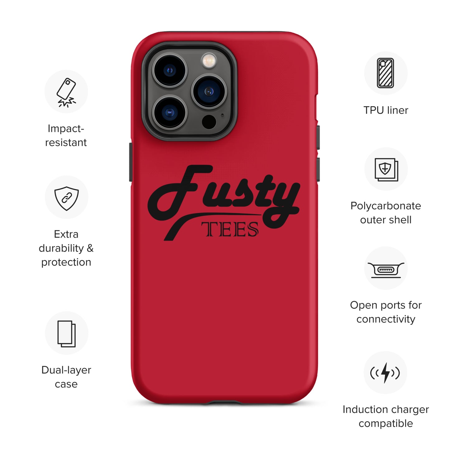 Fusty Tees Tough Case for iPhone®