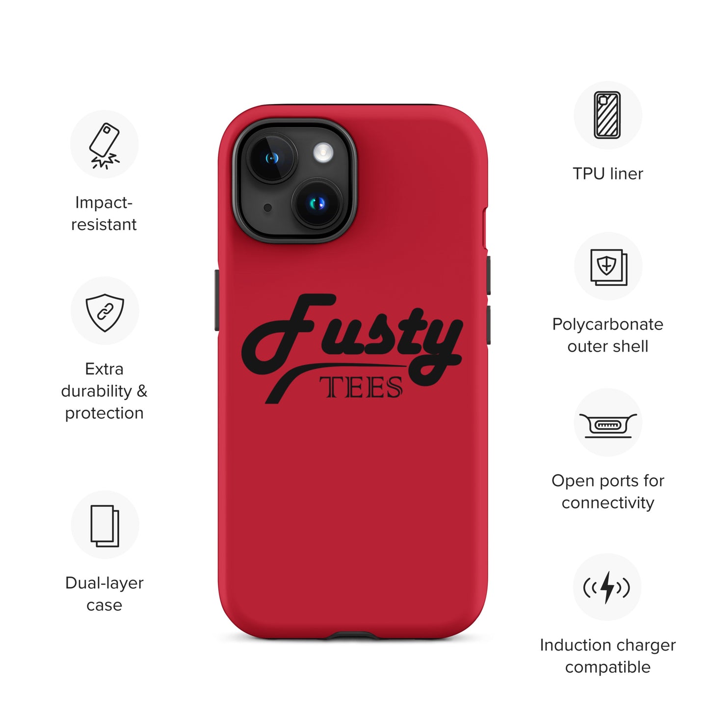 Fusty Tees Tough Case for iPhone®