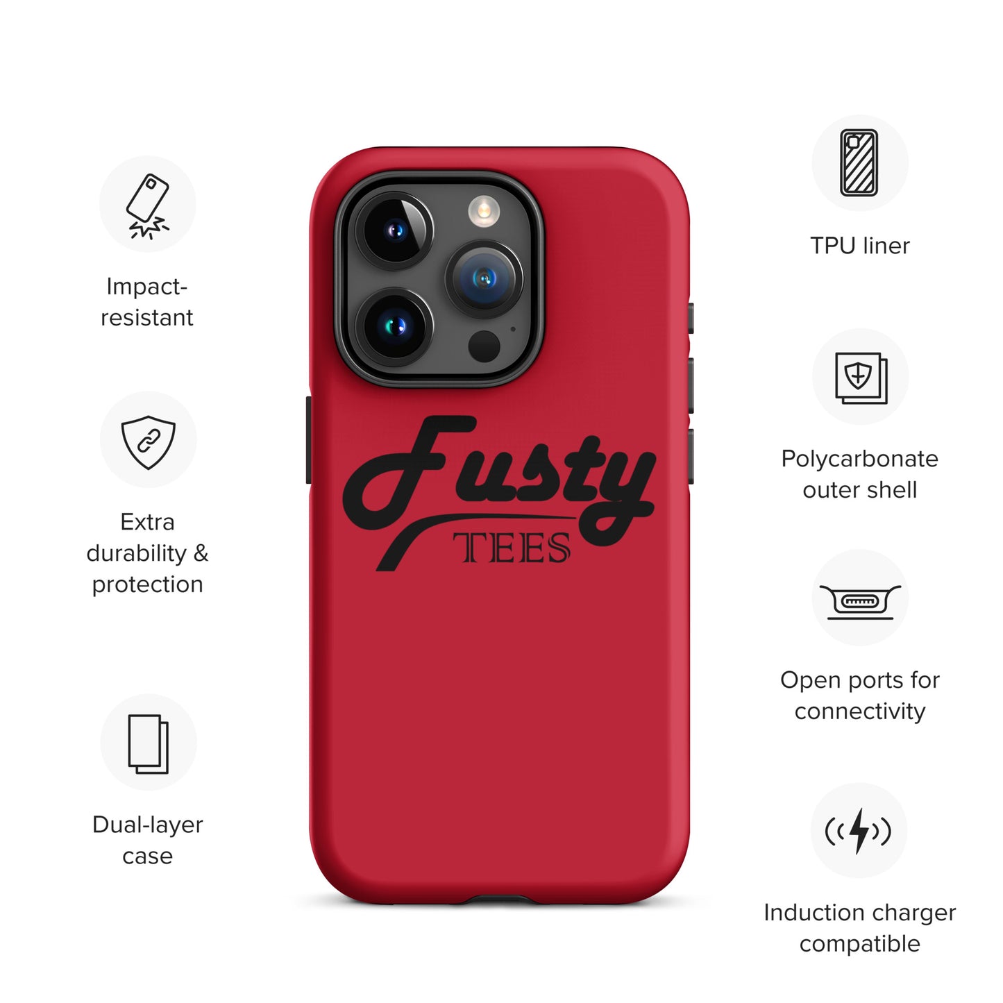 Fusty Tees Tough Case for iPhone®