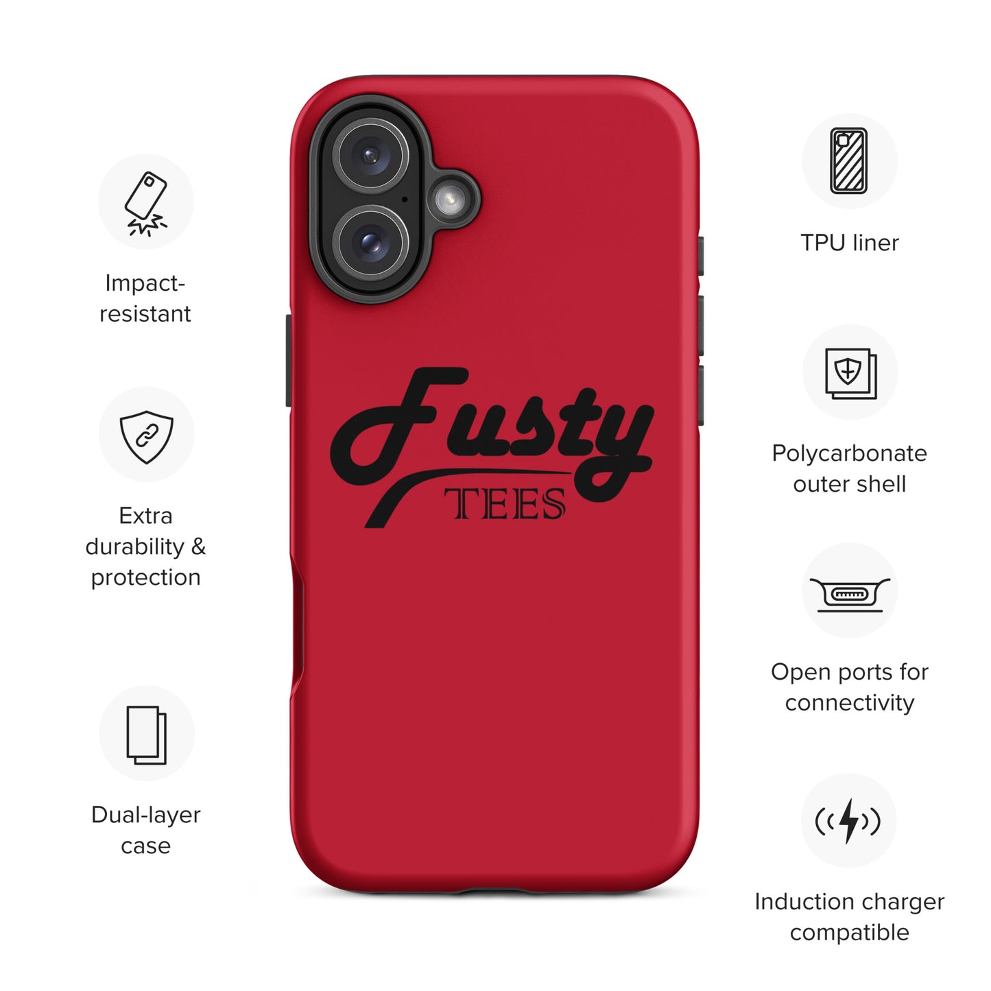 Fusty Tees Tough Case for iPhone®