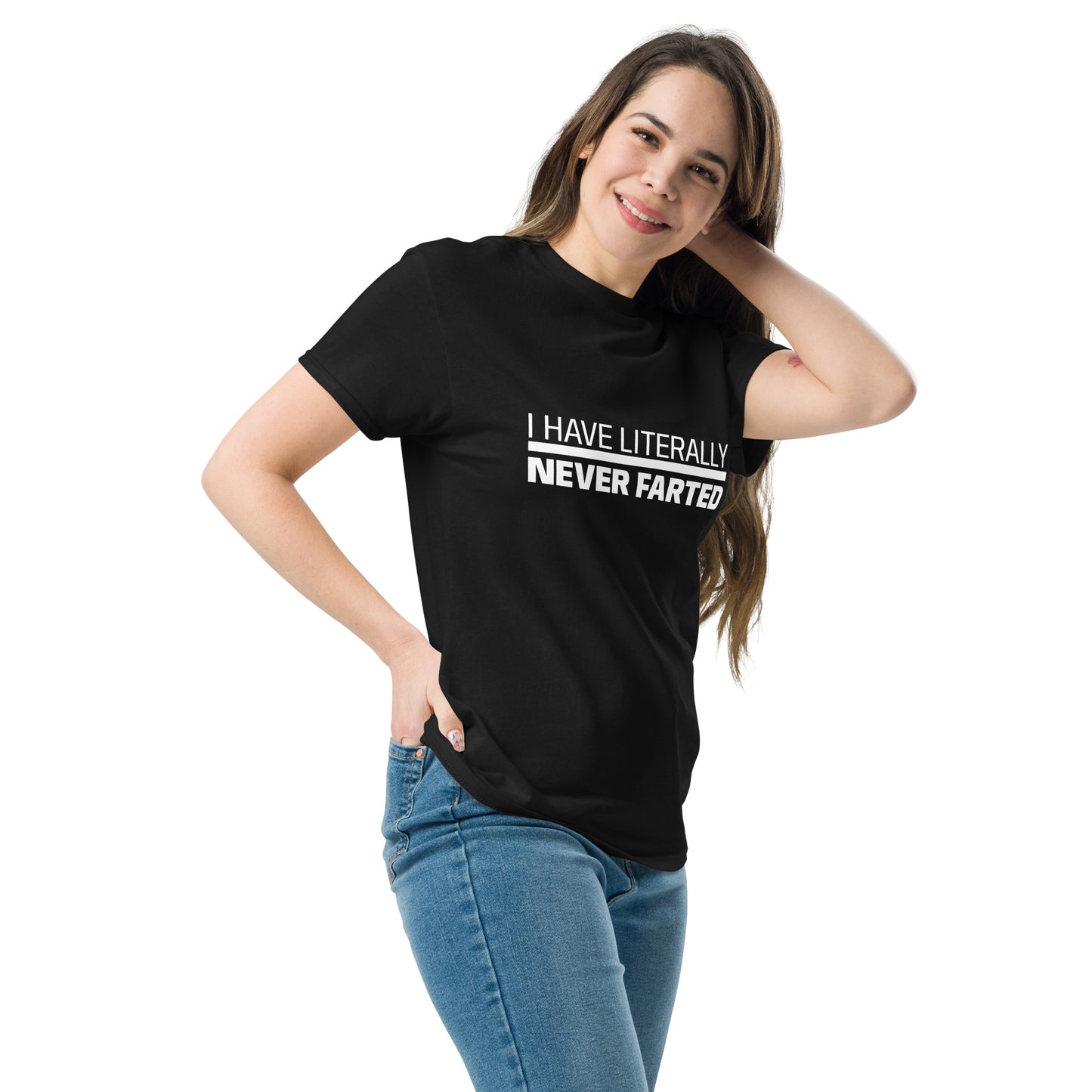 I Have Literally Never Farted Funny Unisex Tee