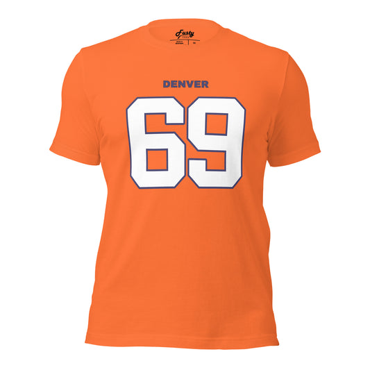 Denver #69 Jersey Unisex t-shirt